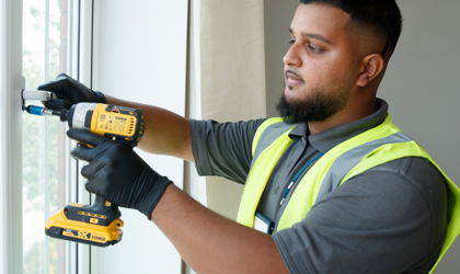 Repairs operative drilling a window