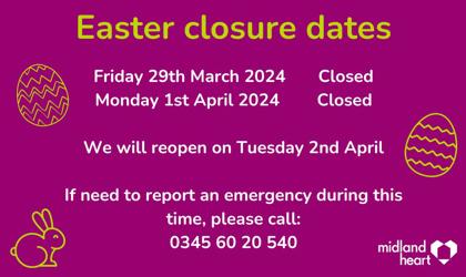 Easter Closure Dates 2024