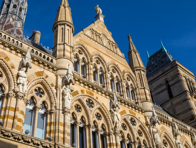 A famous building in Northampton